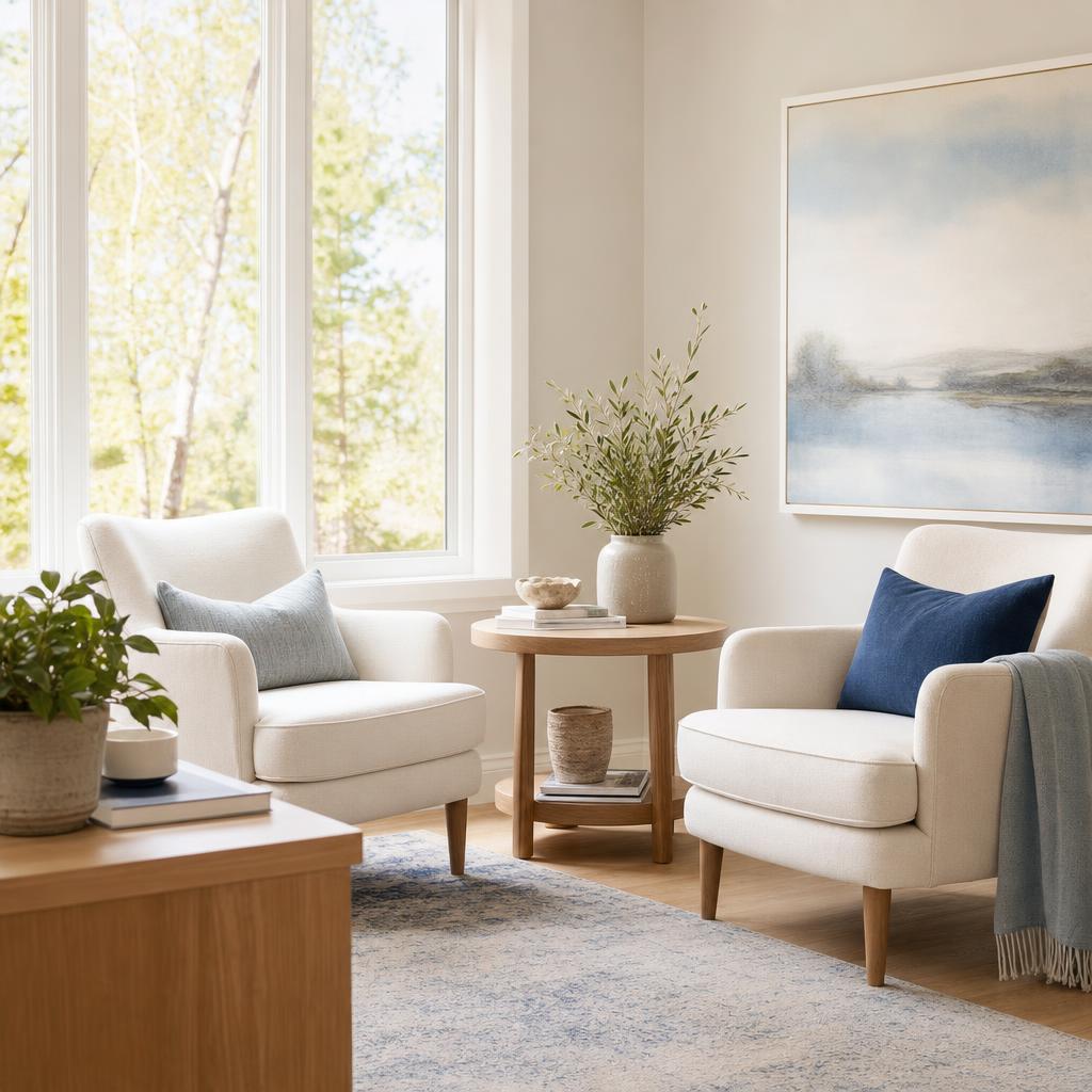 A bright, welcoming space for an unhurried healthcare conversation